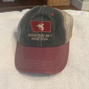 Mountain Sky Montana Embroidered Mesh Back Hat